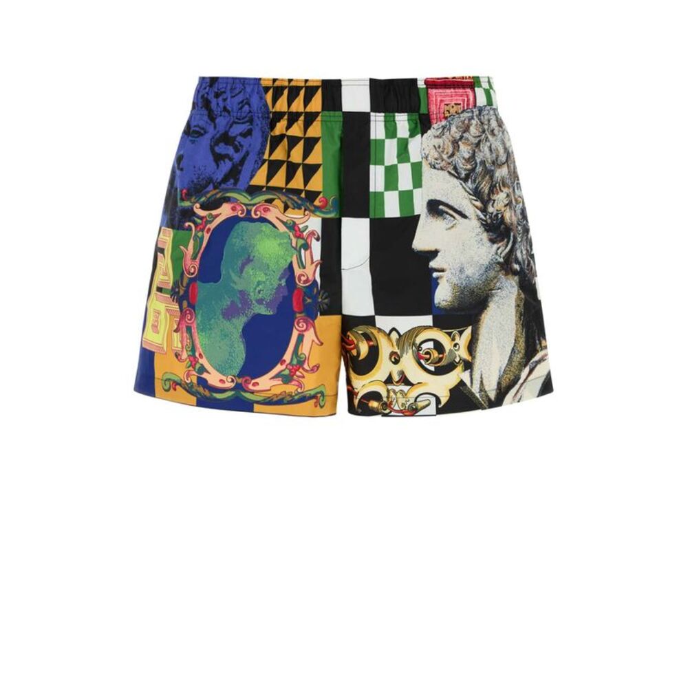 Versace Men Printed Polyester Swimming Shorts